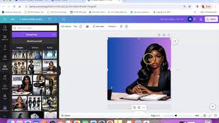 Checking out different apps and editing features in Canva #canva