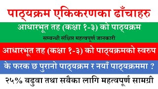 कक्षा १-३ को पाठ्यक्रम | पाठ्यक्रम एकिकरणका विभिन्न ढाँचाहरु | एकिकृत पाठ्यक्रमको आवश्यकता किन ?