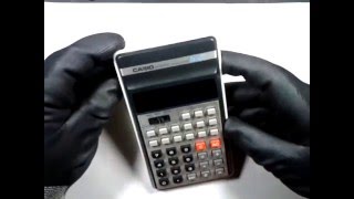 Casio fx-21 Scientific Calculator Teardown And Repair - BSFEEChannel #0