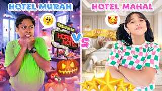 DINAR LIBURAN SERU.. DINAR HOTEL MAHAL VS DUDUNG HOTEL MURAH BERHANTU..😱😭 #trending