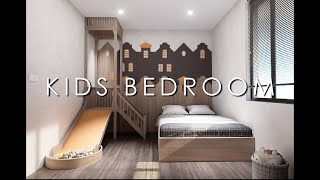 Kids Bedroom Interior Animation By @RenderingArtists in @D5Render