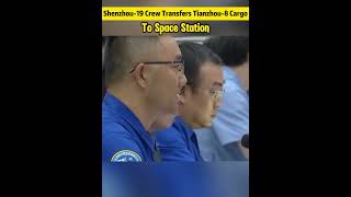 Shenzhou-19 crew transfers Tianzhou-8 cargo to space station#fyp #fypシ #china  #tech#space