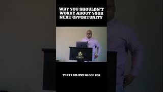 Why you shouldn't worry about your next opportunity. #SpiritualDevelopment #PersonalDevelopment