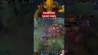 Crazy Play Sand King RAMPAGE !!! #dota2short #shotrs #dota2 #rampage