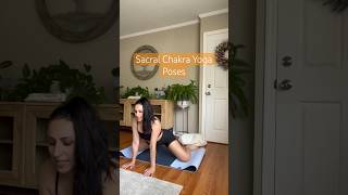 Sacral Chakra Yoga Poses (from slow flow yoga practice) #sacralchakra #chakras #yogaposes #chakra