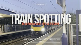 Train Spotting at Burnage Station | Manchester Airport to Piccadilly Line