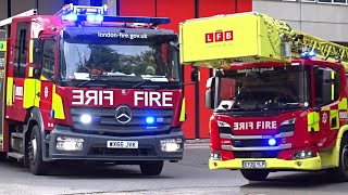 MOBILISE MOBILISE! Paddington Pump Ladder & Turntable Ladder turnout - London Fire Brigade