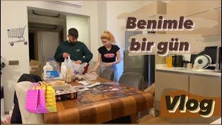 Günlük vlog| Büyük market alışverişi |Mutfak düzen& toparlama& temizlik | Yemek takımı kargo açılımı