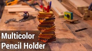 Multicolor Spiral Pencil Holder | Разноцветный спиральный стакан для карандашей