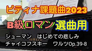 【ピティナ課題曲2023(B級ロマンスタイル)解説付】クラシックピアニストがB級のピティナ課題曲を演奏してみました。