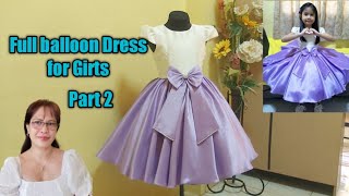 How to Make Simple but Elegant Full Balloon Shirred Dress