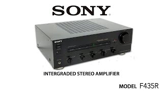 Sony F435R Amplifier Repair, Restoration & Test.