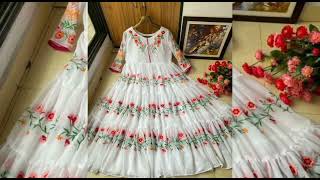 Its wedding season!! wedding Gown designing ideas |long frocks design |Mishi cooking & crafting