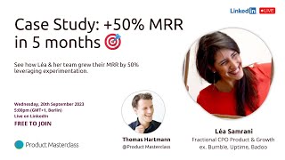 Case Study with Lea: +50% MRR in 5 months 🚀