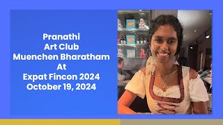 Pranathi wows audience with Art at Expat Fincon 2024