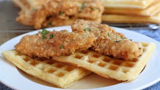 Southern Fried Chicken and Waffles