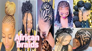 African braids hairstyles|unique hairstyle for black hair|braids hairstyles for black women