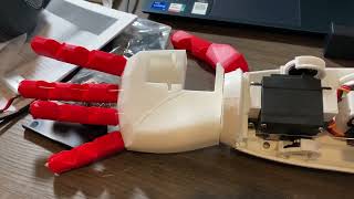 Robotic hand #arduino #3d printing