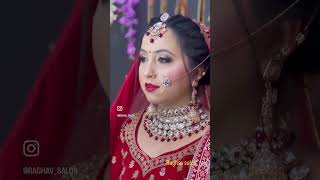 Raghav salon pathankot #bridalmakeup #makeupartist #bride #hindubrides