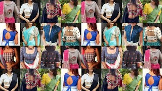 Cotton blouse back neck designs 2023 || New model cotton blouse designs