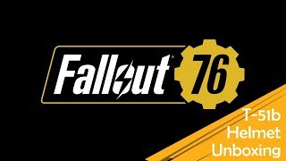 Fallout76 T-51b Helmet Unboxing