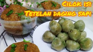 Cara membuat cilok isi tetelan daging sapi yang ENAK DAN GURIH!!cilok bumbu kacang