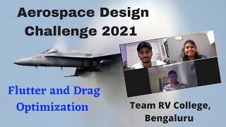 Aerospace Design Challenge 2021|Team 4 :Optimization to reduce Flutter and Drag|AERO HUB