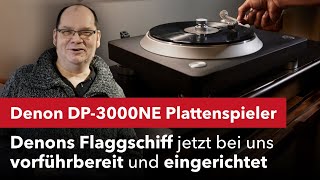 Hier seht ihr alles: Andreas stellt den Premium-Plattenspieler DP 3000 NE von Denon® vor