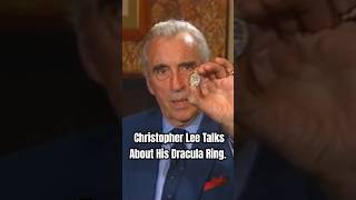 Christopher Lee Talks About His Dracula Ring  #ChristopherLee #hammerFilms  #Dracula #BelaLugosi