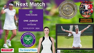 Ons Jabeur vs Svitolina 🎾 أنس جابر🎾من هي سفيتولينا منافسة أنس جابر في الدور الثالث من دورة ويمبلدون