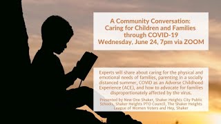 A Community Conversation: Caring for Children and Families through COVID-19