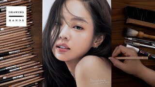 Drawing Black Pink - Jennie [Drawing Hands]