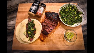 Reverse Seared Tri Tip Tacos | Tri Tip Tacos with Avocado Chimichurri