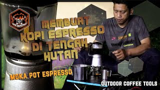 Membuat Espresso yang Nikmat - Review Moka Pot di Tengah Hutan || Java Mototrip