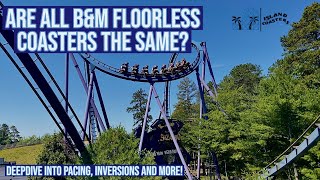 Are all B&M Floorless Coasters the same? (Coaster breakdown and deep dive of US Floorless Coasters)