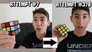 I Tried Solving A Rubik Cube With No Experience | Took 8 Hours!