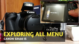 Canon SX430 IS : Reveal All Menus & Functions Inside This Cool VLOG Camera!