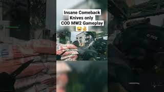 COD Modern Warfare 2 Knives only Gameplay #shorts #shortsvideo #viral #kontrolfreek #notsponsored