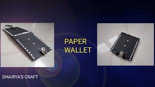 PAPER WALLET...EASY!!!!!!! AND ATTRACTIVE CRAFT.😃