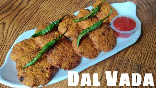 Dal vada | Monsoon special crispy dal vada recipe | Masala vada | Ruchira