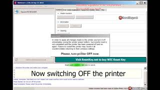 Reset Epson PX M5040F printer - Ink pad at the end of service life