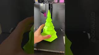 Feliz Navidad Gov3rs!🎄Árbol a 350 mm/s con la Bambulab P1P #bambulab