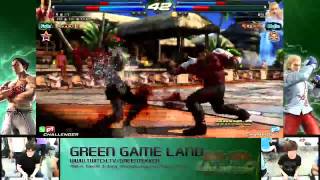 Tekken Tag 2 Unlimited Knee (Devil Jin/Bryan/Bob/Paul) vs (Kazuya/Lee-Asuka/Lili)