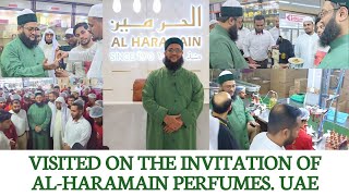 Sheikh Dr. Anayetullah Abbasi visited on the invitation of Al-Haramain Perfumes in the UAE