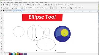 How to use Ellipse Tool in CorelDraw