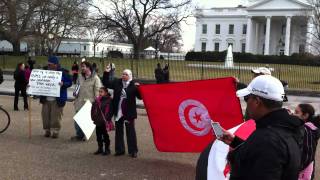 Egyptian Protest in front od The White House 1