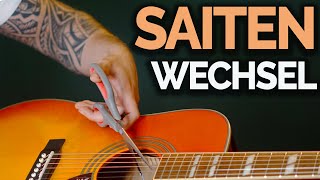 Saiten wechseln Westerngitarre | Keine verstimmten Saiten mehr! Die beste Methode