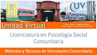 Sesión 2.- Métodos y Técnicas de Vinculación Comunitaria.