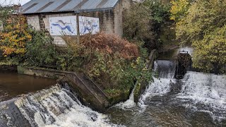 River Brun meets the River Calder at Burnley 12/11/2023