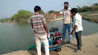 EK  SAATH  KITNE  WATER DIESEL  ENGINE   CHALTE   HUE ( Turn on the water pump  farmers  from India)